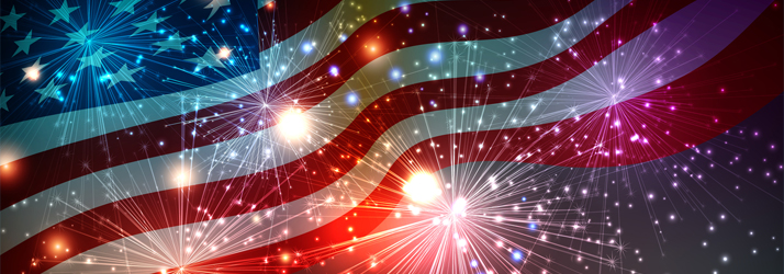Chiropractic Dalton GA US Flag And Fireworks