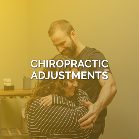 Chiropractor James Bodkin Examining Patient With Yellow Overlay